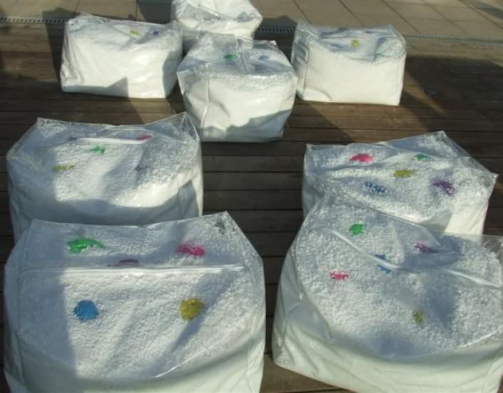 פופים שקופים מדליקים