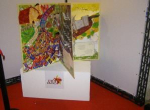 קוביית עץ לתצוגה