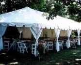 אוהל לבן לארועי קיץ