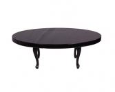 שולחן אובלי שחור