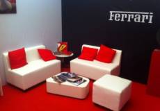 פינת ספות סקאי תערוכת אוטומוטור 2014